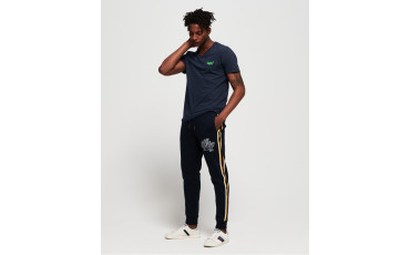 SuperDry College Applique Joggers Navy